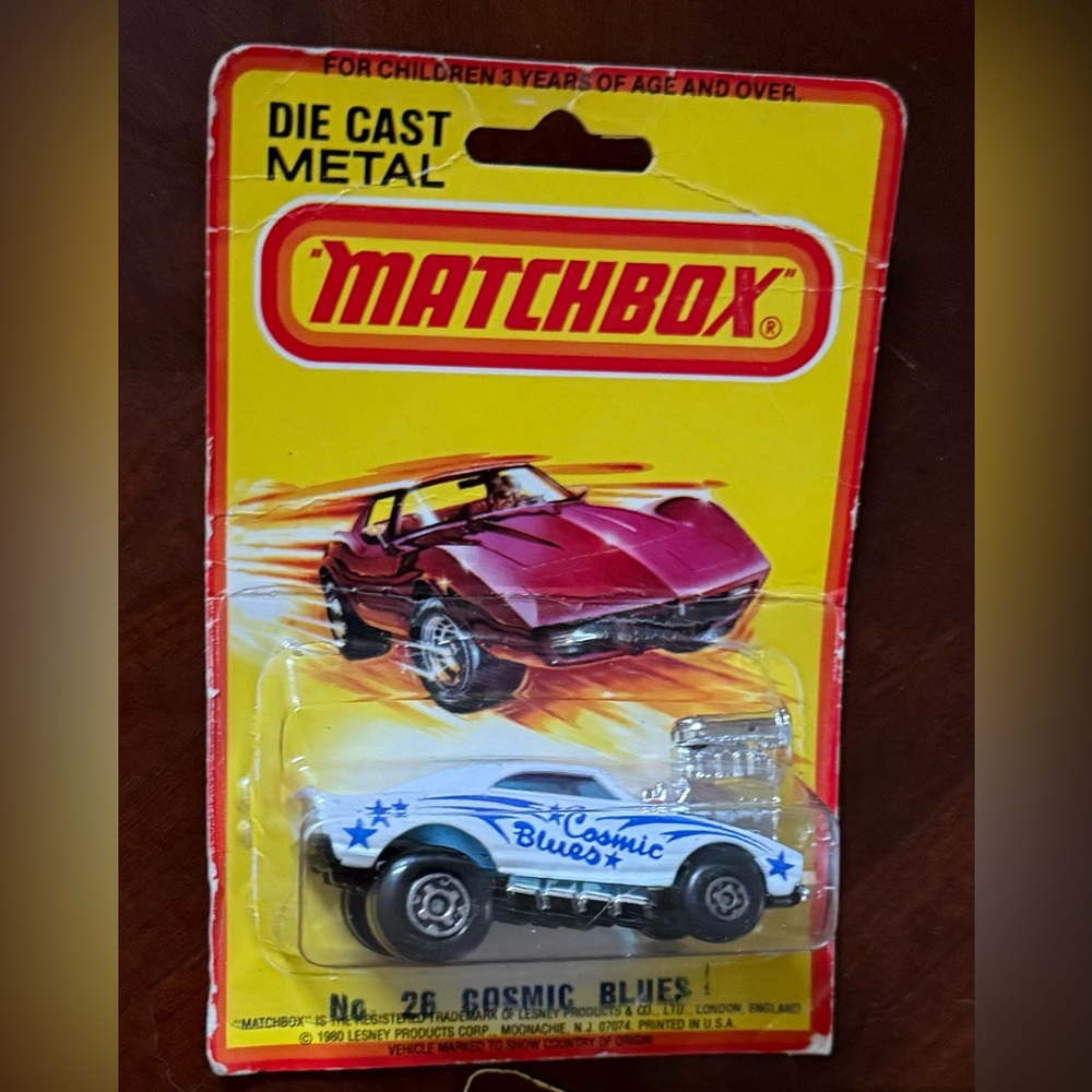 MATCHBOX Dodge 1970 Cosmic Blues Lesney in Original Packaging